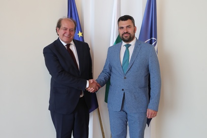Minister Georg Georgiev Meets Secretary General of the Central European Initiative Franco Dal Mas